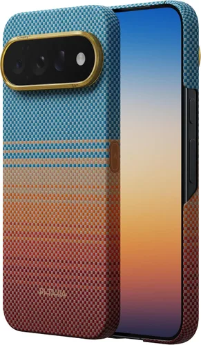 Vista 10 de pitaka Funda Ultra Slim para Pixel 11 Pro XL con sensación sin funda, color Negro Gris (Sarga)