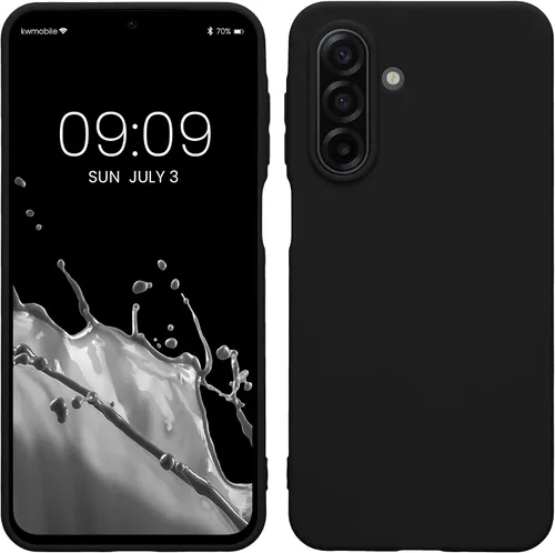 Vista 36 de kwmobile Funda compatible con Samsung Galaxy A12 - Funda protectora de silicona TPU suave y delgada - Azul Báltico