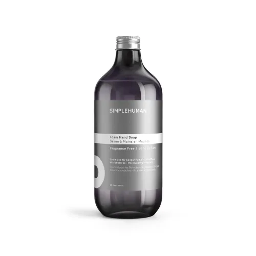 Vista 7 de simplehuman Botella de repuesto de jabón líquido de manos de pepino, 30 onzas líquidas, suave y refrescante aroma de pepino crujiente, vitamina E