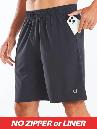Vista 2 de NORTHYARD Pantalones cortos deportivos ligeros de secado rápido y de 7pulgadas para hombre, para senderismo, deportes, gimnasio, correr