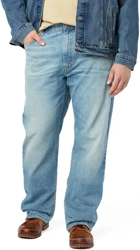 Vista 17 de Signature de Levi Strauss & Co. Gold Jeans Fit Flex - Jeans de ajuste relajado para hombre Índigo medio (elástico)