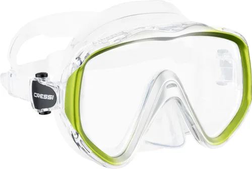 Vista 11 de Cressi Perfect View Scuba Diving, Snorkeling Mask in Pure Comfortable Silicone - Available with Different Panoramic Lenses - Liberty: Designed in