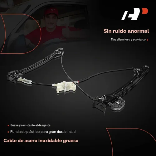 Vista 4 de A-Premium Elevalunas eléctrico Lado del pasajero delantero, sin motor