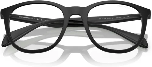 Vista 6 de Emporio Armani Men's EA4211 Prescription Eyewear Frames with Two Interchangeable Sun Clip-Ons Round