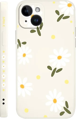 Vista 27 de LEECG Funda para iPhone 14 con Patrón de Flores de Mariposa de Astronauta, Forro de Microfibra Suave Anti-Rayones en el Interior, Cubierta