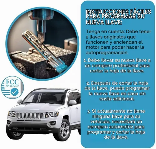Vista 5 de Keyless2Go Reemplazo para llave de auto con entrada sin llave para vehículos que utilizan llave de 3 botones OHT692427AA - Paquete de 2