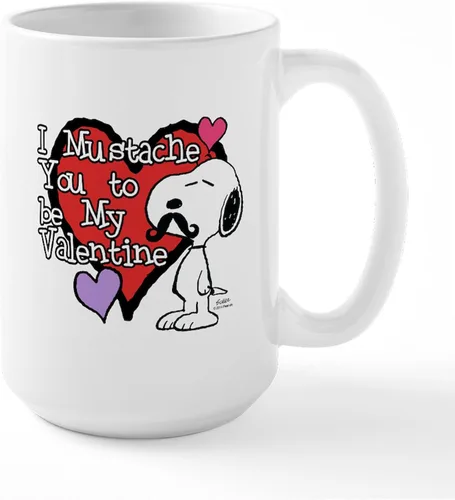 Vista 151 de CafePress SNOOPY Joe Cool - Taza de café de cerámica (15.0 fl oz)