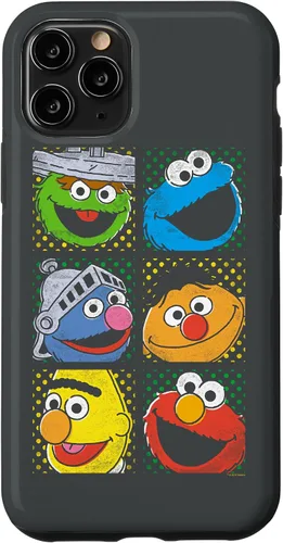 Vista 27 de Funda para iPhone 16 Sesame Street Group Squares