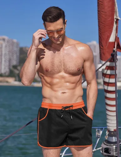 Vista 2 de COOFANDY - Traje de baño para hombre de secado rápido