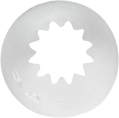 Vista 6 de Restaurantware Pastry Tek - Punta de pastelería reutilizable con punta de repostería de estrella abierta, punta de glaseado de acero inoxidable #32