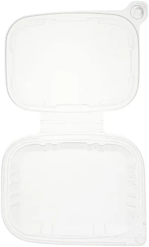 Vista 11 de Restaurantware Tamper Tek - Contenedores para llevar de 8 onzas, 100 recipientes a prueba de manipulaciones, tapa con bisagras, recipientes