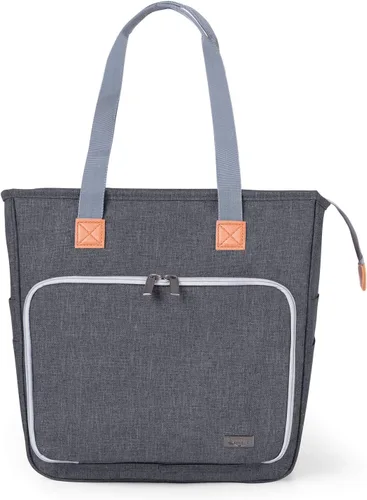Vista 8 de LUXJA - Bolsa de almacenamiento para hilo de tejer, color gris