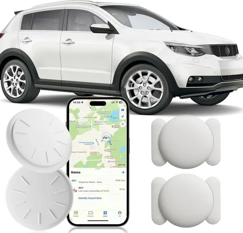 Vista 11 de Hongtop Tracker Device for Vehicles,No Monthly Fee GPS Car Tracker,Anti-Lost Car Locator Works with Find My(iOS Only),Mini Hidden Car Tracker with