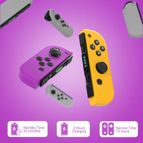 Vista 3 de Controller Replacement for Switch Controller,Switch Controllers Support Dual Vibration/Wake-up/Motion(POA)