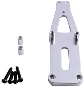 Vista 2 de Aluminio Shock Turm 0008 F & uuml; R WTY 12428 12423 1/12 Skala RC car Crawler Lkw Short Course Upgrade Teile Ersatz Zubehör 1 - (Color: gris claro)