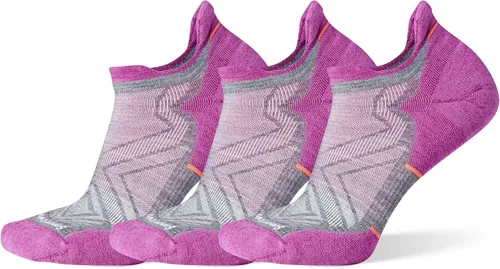 Vista 18 de Smartwool Run Targeted Cushion - Calcetines de tobillo bajo para hombre Negro - paquete de 3