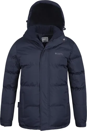 Vista 4 de Mountain Warehouse Snow - Chaqueta acolchada para hombre, forro polar con capucha