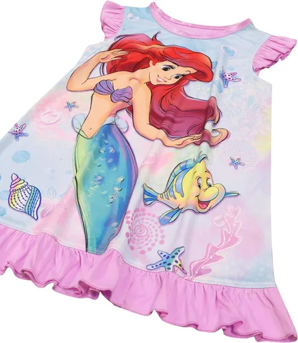 Vista 2 de Disney Encanto - Camisón de Minnie Mouse para niñas, Bajo el agua 2