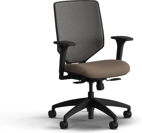 Vista 7 de HON Solve - Silla de oficina ergonómica, soporte de malla con respaldo de malla, soporte lumbar ajustable, brazos ajustables en altura, marco