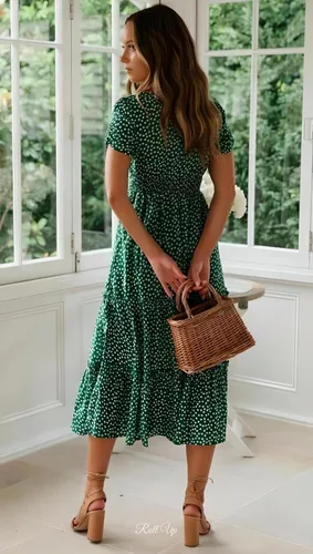 Vista 5 de Minivestido casual de mujer para primavera y verano