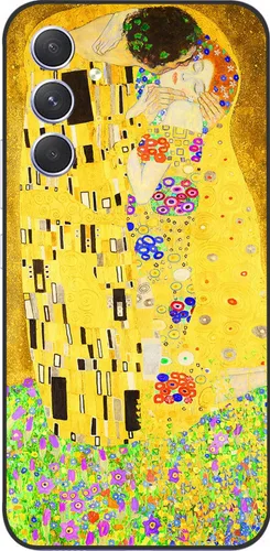 Vista 35 de Berkin Arts Funda de silicona compatible con Samsung Galaxy A52 5G 4G/A52S 5G con diseño antideslizante, color amarillo, romántico, Luv San