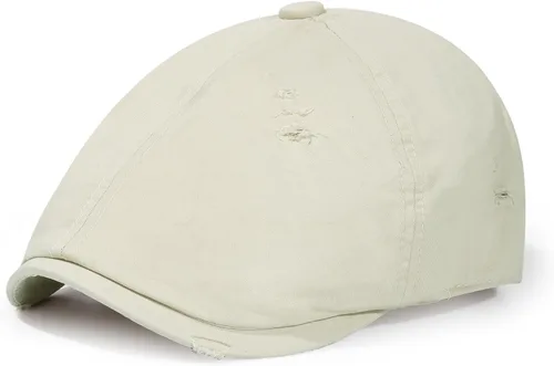 Vista 39 de Sombrero Newsboy de Qlauca para Hombre de Algodón 6 Paneles