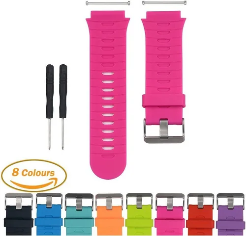 Vista 4 de Correa para reloj Garmin Forerunner 920XT, correa de silicona de repuesto para Garmin Forerunner 920XT