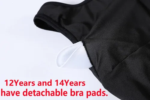 Vista 3 de JE Sterguard Traje de baño para niñas, traje de baño de una pieza, trajes de baño para 4-16