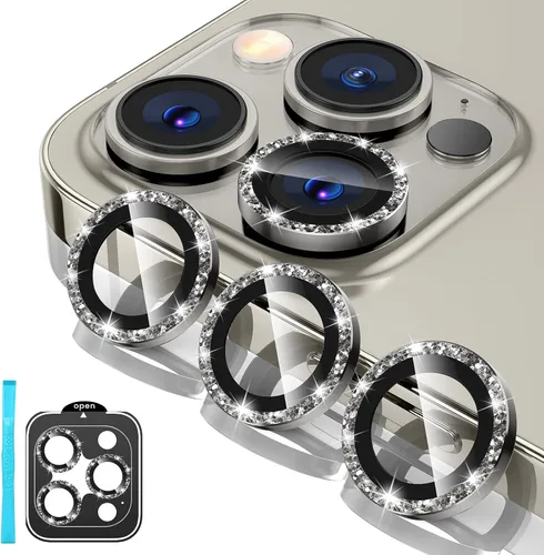 Vista 11 de Tensea Protector de lente de cámara Compatible para iPhone 17 Pro Max/17 Pro/15 Pro Max/15 Pro/16 Pro Max/16 Pro/14 Pro Max/14 Pro, Cubierta