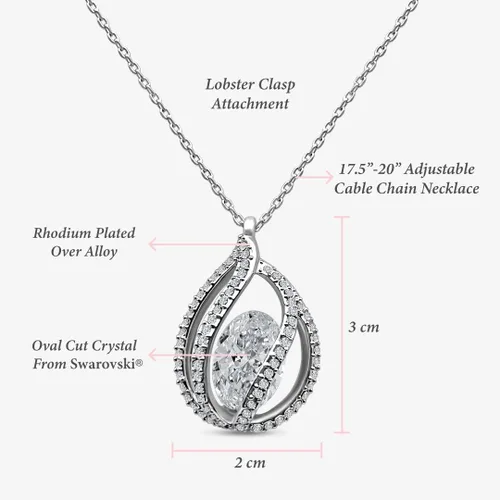 Vista 39 de TRYNDI Collar - Regalos para esposa del marido: Navidad, aniversario, ideas de cumpleaños; regalos románticos para ella