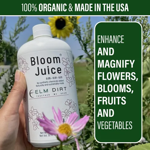 Vista 6 de Elm Dirt 's Bloom Juice para todas las plantas con flores (botella de 1-32 onzas)