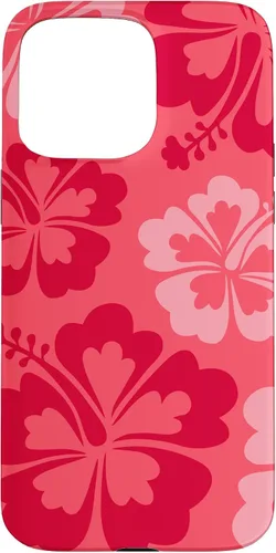 Vista 31 de Hibiscus Flower Beach Hawaiian Exotic Floral Surf Cranberry Case for iPhone 17