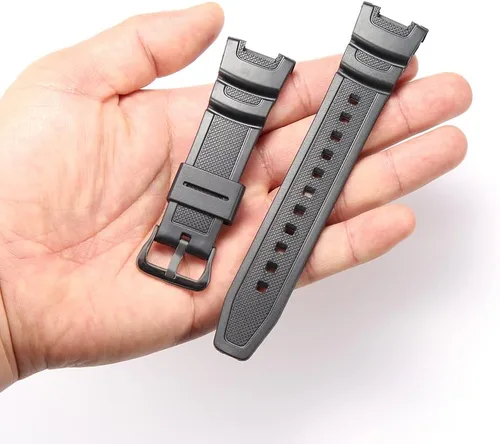 Vista 5 de Reemplazo de la correa de reloj de resina para Casio SGW-100 Correa de reloj deportivo impermeable