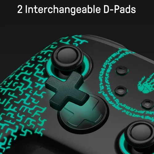 Vista 8 de Firefly Patrón luminoso Switch Pro Controlador inalámbrico compatible con Nintendo SwitchOLEDLite, mando a distancia Bluetooth FUNLAB con 7