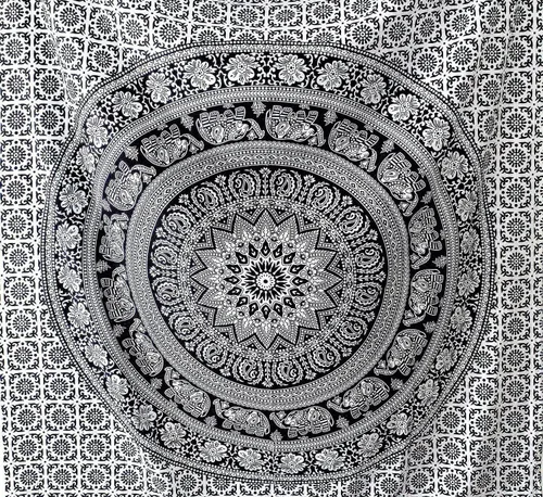 Vista 20 de Popular Tapestry Tapiz de elefante para colgar en la pared