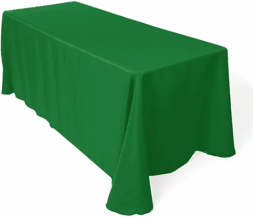 Vista 14 de ADD&SHIP Mantel rectangular (90 x 120 pulgadas) de largo, poliéster, reutilizable, para fiestas, eventos, banquetes, Acción de Gracias, Navidad