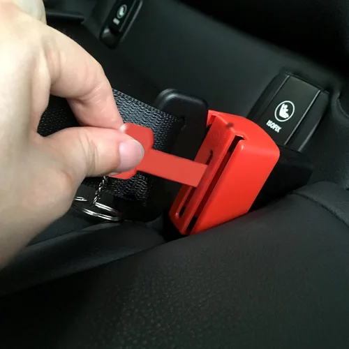 Vista 6 de G GanEn - Protector de hebilla para evitar que los niños abran la hebilla en viajes, paquete de 2
