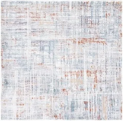 Vista 11 de SAFAVIEH Berber Shag Collection - Alfombra de pasillo, 2 pies 3 pulgadas x 6 pies, azul óxido y marfil, no desprende pelusa y de fácil cuidado, 1.25