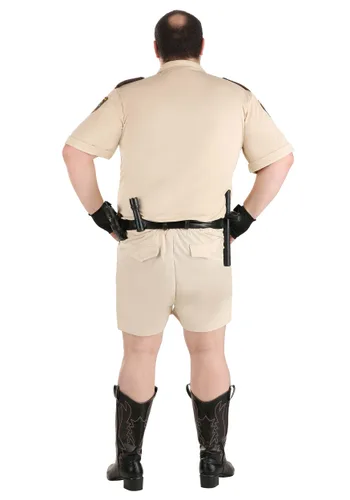 Vista 2 de Disfraz Deluxe Lt. Dangle para hombre talla plus de Reno 911 Multicolor