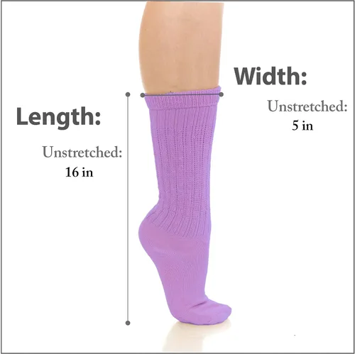 Vista 6 de BASICO Paquete de 6, 3 calcetines holgados para mujer, color rosa, beige, azul marino, blanco, negro, calcetines de los años 80 y 90