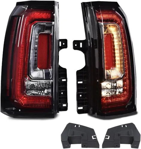 Vista 13 de G-PLUS Juego de luces traseras con bombilla, compatible con Chevy GMC C/K 1500 2500 3500, se ajusta a Chevy Silverado 1988-1999, se ajusta a Chevy