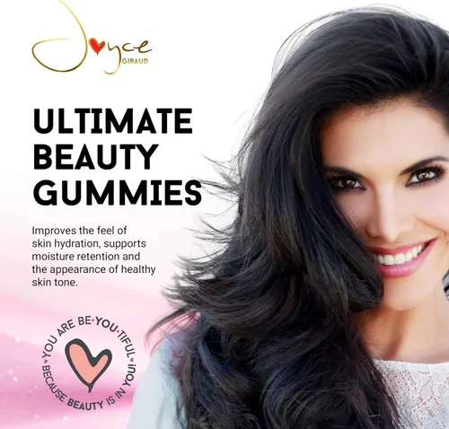 Vista 2 de Joyce Giraud Ultimate Beauty Gommies, suministro para 30 días, apoya la hidratación de la piel y el tono saludable de la piel, 90 gomitas