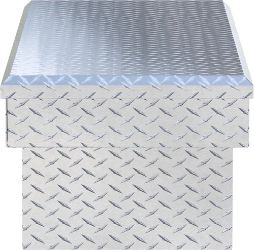 Vista 8 de UWS EC10261 Caja de herramientas de aluminio de pared pesada del camión de 63 pulgadas, tapa RigidCore