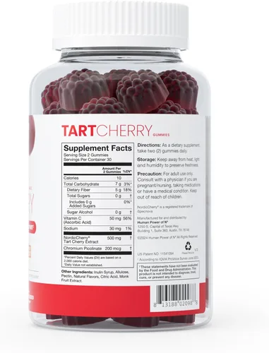 Vista 6 de Humann SuperBeets - Gomitas masticables de corazón y cereza ácida