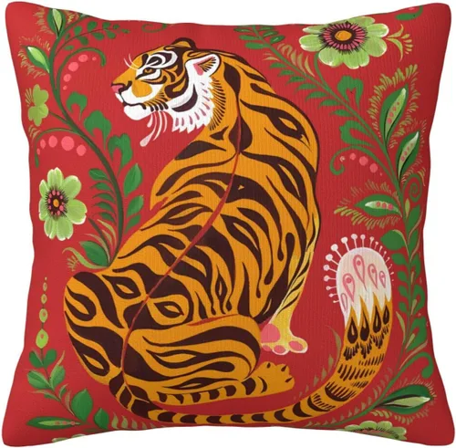 Vista 18 de Almohada de terciopelo con estampado de puntos de leopardo rosa y naranja, juego para el hogar, cómoda decoración de cama cuadrada, sofá al aire