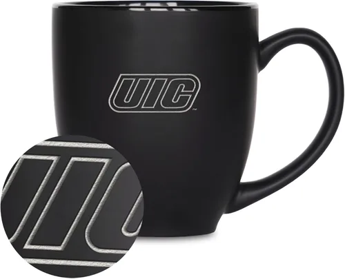 Vista 14 de Rico Industries - Taza de cerámica mate negra con grabado láser estándar de 15oz para NCAA (escuelas T & U) - Para bebidas calientes o frías