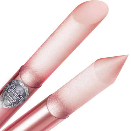 Vista 14 de Gladzy - Empujador de cutículas de vidrio, barra de manicura, calidad checa auténtica, removedor de cutículas de precisión profesional, superficie