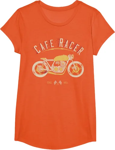 Vista 34 de Camiseta Cafe Racer - Old School - Camiseta de motocicleta vintage Negro