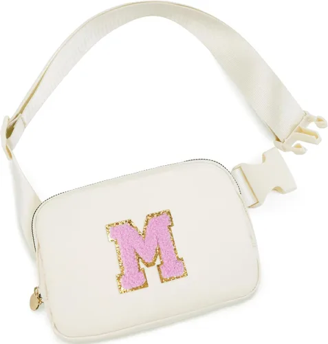 Vista 23 de Bolsa de cinturón para niñas y mujeres, bolsas cruzadas, riñonera, riñonera personalizada, Negro, Small