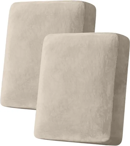 Vista 34 de Funda para Sofá de Terciopelo Elástico Funda de Cojín de Sofá 1 Pieza - Funda Elástica Lavable para Asiento o Respaldo, Fundas de Asiento para Sofás